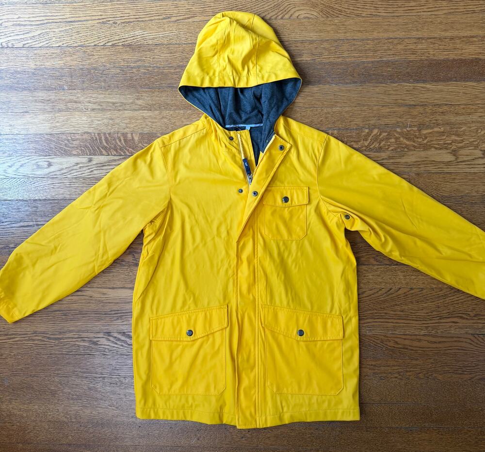 Gap Kids' Yellow Lined Rain Coat Size 10